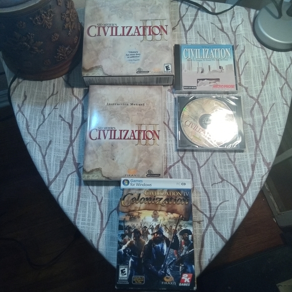 SOLD New Sealed Sid Meiers Civilization 1 2 and 3 Pc Games - Picture 2 of 2